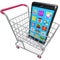 Smart Phone Cellphone Apps Shopping Cart Buying New Telephone