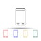 smart phone multi color style icon. Simple thin line, outline vector of web icons for ui and ux, website or mobile application