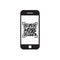 Smart Phone Scanning scan code Icon Barcode Scan With Telephone