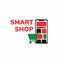 Smart shop logo design