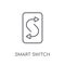 smart Switch linear icon. Modern outline smart Switch logo conce