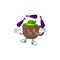 Smart teapot cartoon character design playing Juggling