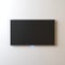 Smart TV Mockup, modern LED TV hanging on the wall