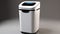 Smart waste basket. Electronic gadget for the home. Open cover.