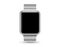 Smart watch blank screen mock up isolated. Steel hand clock