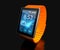 Smart watch. Creative business mobility and modern mobile wearable device technology concept. Color digital smart watch with color