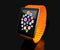 Smart watch. Creative business mobility and modern mobile wearable device technology concept. Color digital smart watch with color