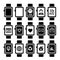 Smart Watch Icon Set.