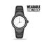 Smart watch trendy display wearable technology