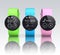 Smart watches with colorful watch bands