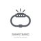 Smartband icon. Trendy Smartband logo concept on white background from Electronic Devices collection
