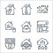 Smarthome line icons. linear set. quality vector line set such as cloud, smarthome, timer, coffee machine, dashboard, home control