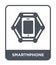 smarthphone icon in trendy design style. smarthphone icon isolated on white background. smarthphone vector icon simple and modern