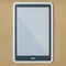 Smartphone digital tablet blank screen touchscreen technology icon design