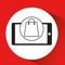 Smartphone e-commerce bag gift graphic