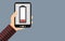 Smartphone: Empty Battery - Flat Design