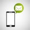 Smartphone and envelope email application