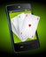 Smartphone Gambling - Poker Aces