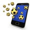 Smartphone Golden Footballs