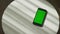 Smartphone Green Screen. Chroma key Smart Phone