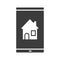 Smartphone home screen glyph icon