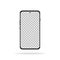 Smartphone icon. Phone isolated device. Telephone blank with camera. Smart device. Illustration of smart phone. Vector EPS 10