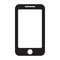 Smartphone icon vector.Phone Message Template. Sending notifications.Phone icon vector. Call icon vector. mobile phone smartphone