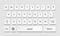 Smartphone keyboard ui buttons