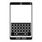 smartphone keypad display pictogram