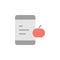 Smartphone, online, tomato icon. Simple color vector elements of automated farming icons for ui and ux, website or mobile