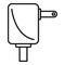 Smartphone power adapter icon, outline style
