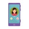 Smartphone receiving call icon
