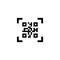 Smartphone Scanning QR Code Flat Vector Icon