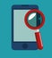 smartphone search data security icon