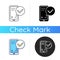 Smartphone service check icon