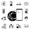 Smartphone silent icon. Mobile concept icons universal set for web and mobile