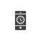 Smartphone time vector icon