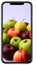 A smartphone with wallpaper of a bunch of apples, AI