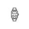 Smartwatch line icon