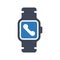 Smartwatch phone call icon. vector graphics