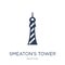 Smeaton\'s Tower icon. Trendy flat vector Smeaton\'s Tower icon on