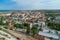 Smederevo, aerial drone view of City in Serbia