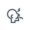 smell icon vector from quit smoking concept. Thin line illustration of smell editable stroke. smell linear sign for use on web and