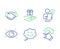 Smile, Employees handshake and Loyalty program icons set. Vector