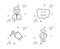 Smile face, Drag drop and Vacancy icons set. Friend sign. Chat, Move, Businessman concept. Love. People set. Vector