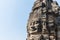 Smile face stone bayon temple in angkor thom siem reap cambodia