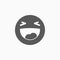 Smile icon, laugh, happy, funny