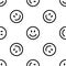 Smile line icon pattern