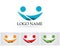 Smile logo Health success people care logo and symbols template