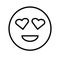 Smile love icon